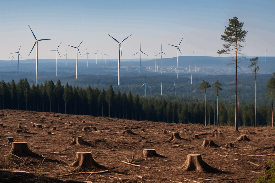 Windkraftanlagen im Stadtwald Heilbronn